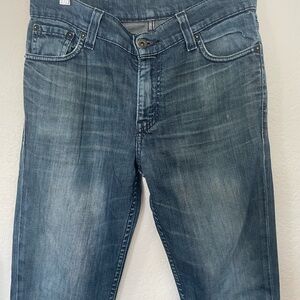 Levi's Men's 519 Distressed Blue Skinny Jeans